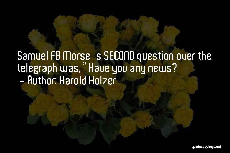 Myself For Fb Quotes By Harold Holzer