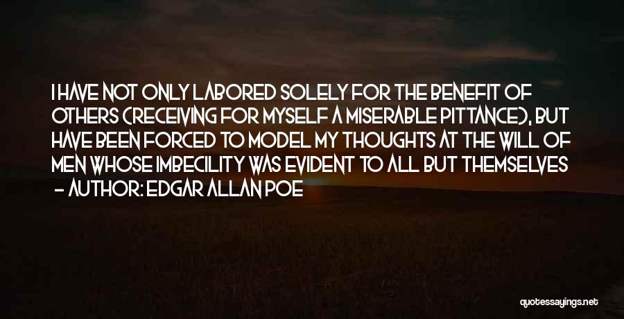 Myself Girl Quotes By Edgar Allan Poe