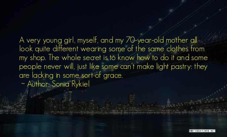 Myself Girl Quotes By Sonia Rykiel
