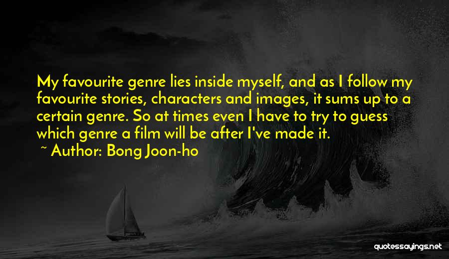 Myself Images Quotes By Bong Joon-ho