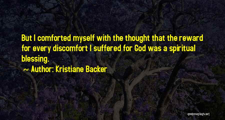 Myself With God Quotes By Kristiane Backer