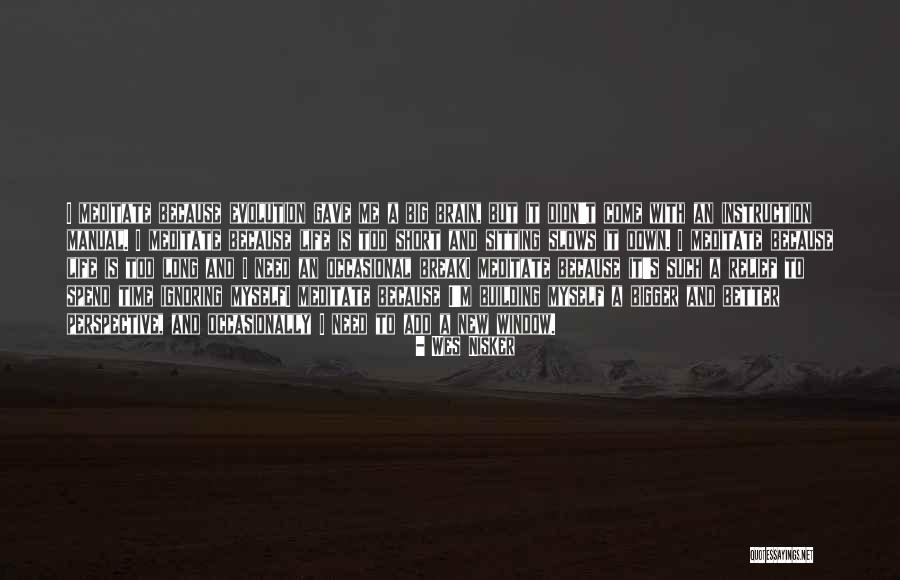 Myselfi Quotes By Wes Nisker Myselfi Quotes By Wes Nisker