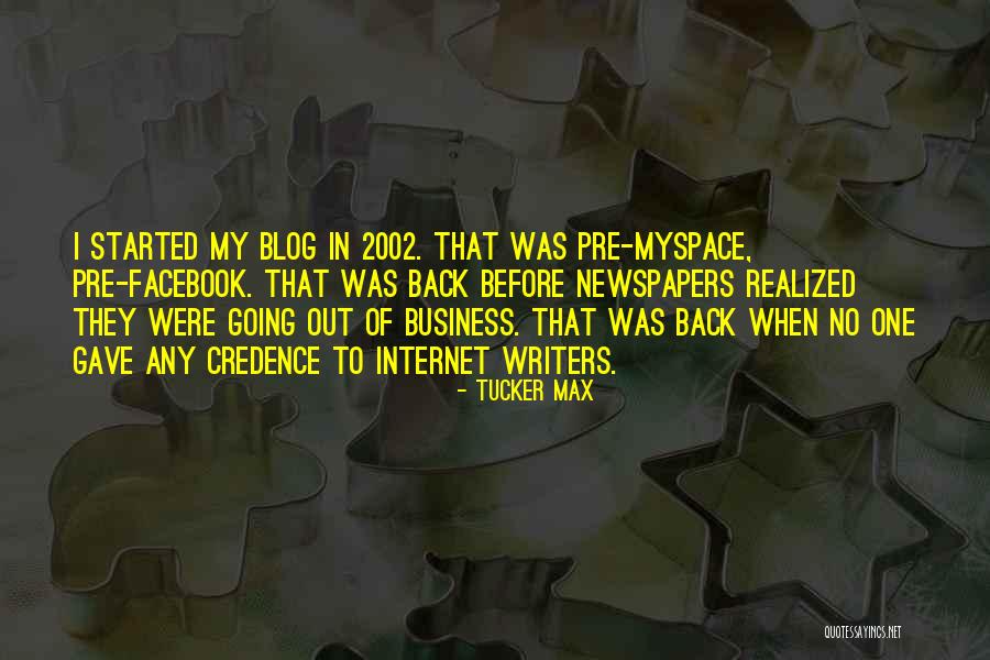 Myspace Quotes By Tucker Max