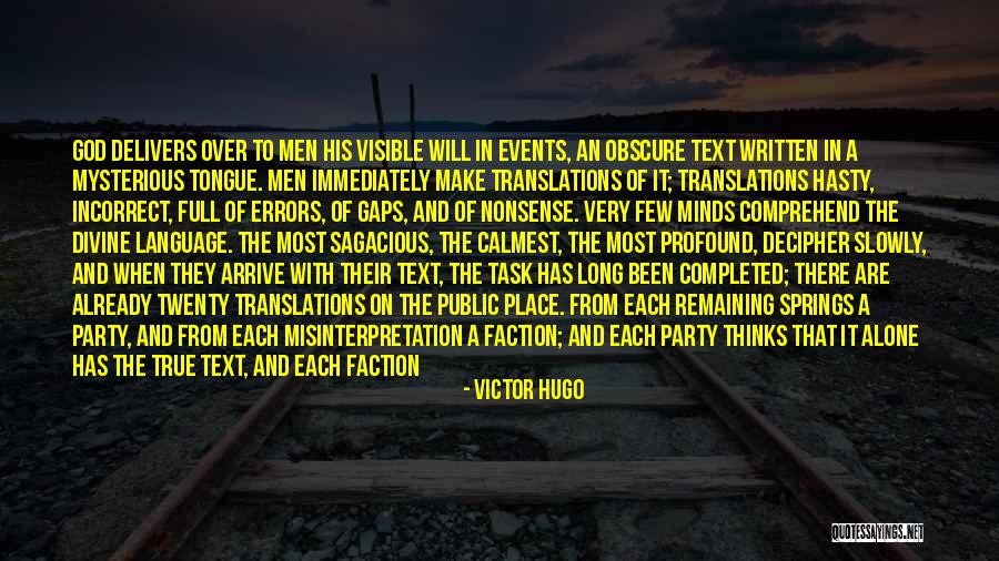 Mysterious Events Quotes By Victor Hugo Mysterious Events Quotes By Victor Hugo