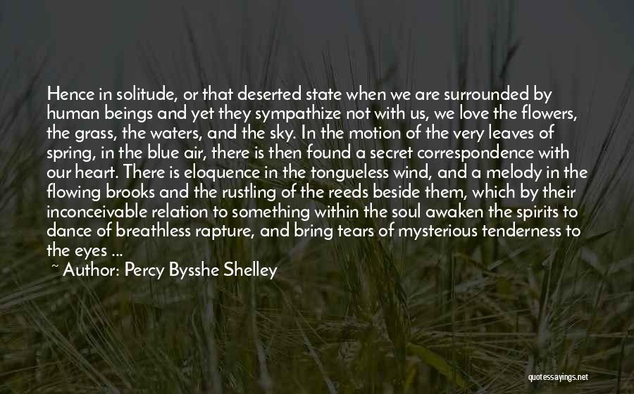 Mysterious Love Quotes By Percy Bysshe Shelley