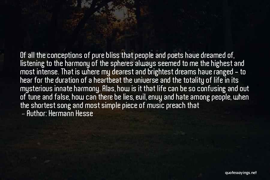 Mysterious Universe Quotes By Hermann Hesse