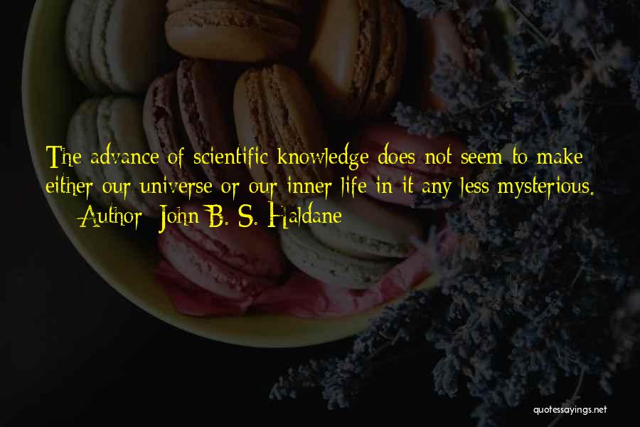 Mysterious Universe Quotes By John B. S. Haldane