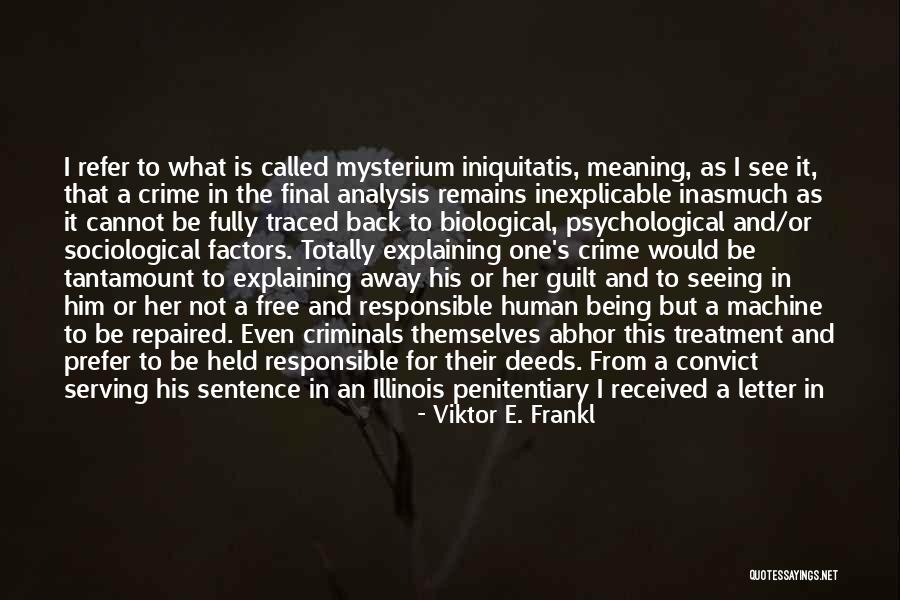 Mysterium Quotes By Viktor E. Frankl Mysterium Quotes By Viktor E. Frankl