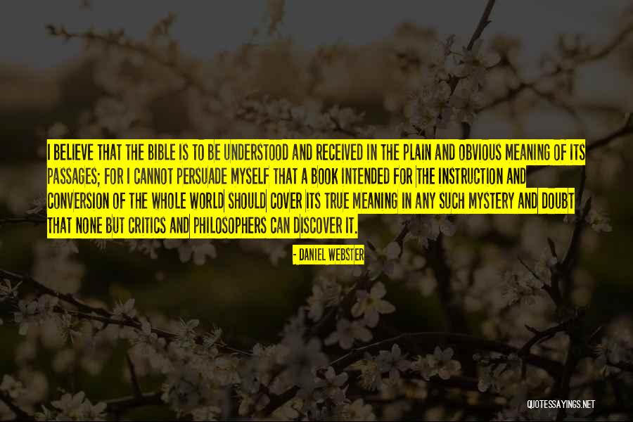Mystery Book Quotes By Daniel Webster Mystery Book Quotes By Daniel Webster