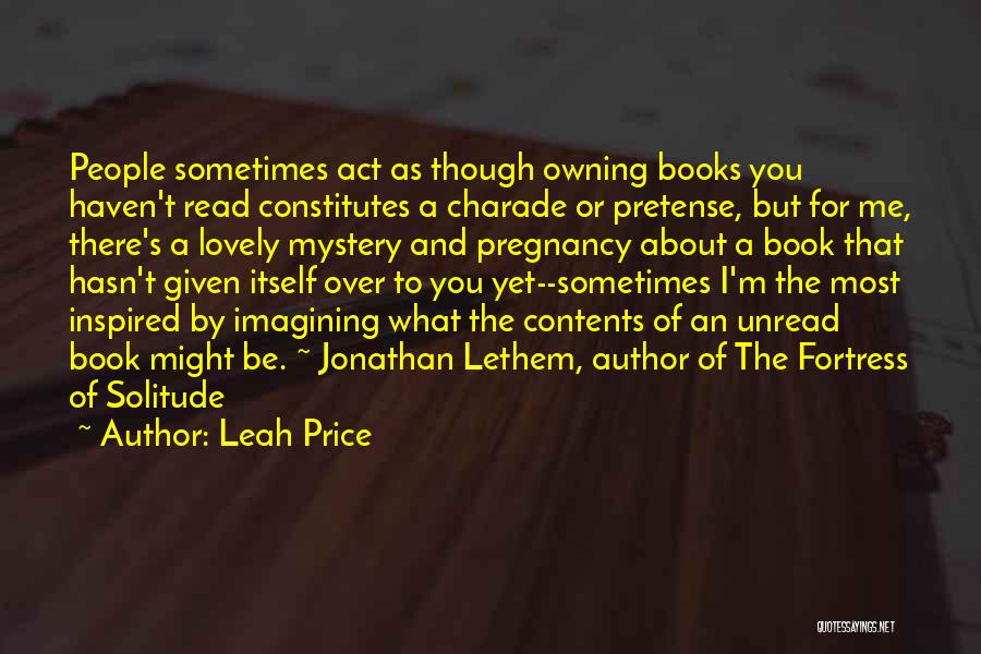 Mystery Books Quotes By Leah Price