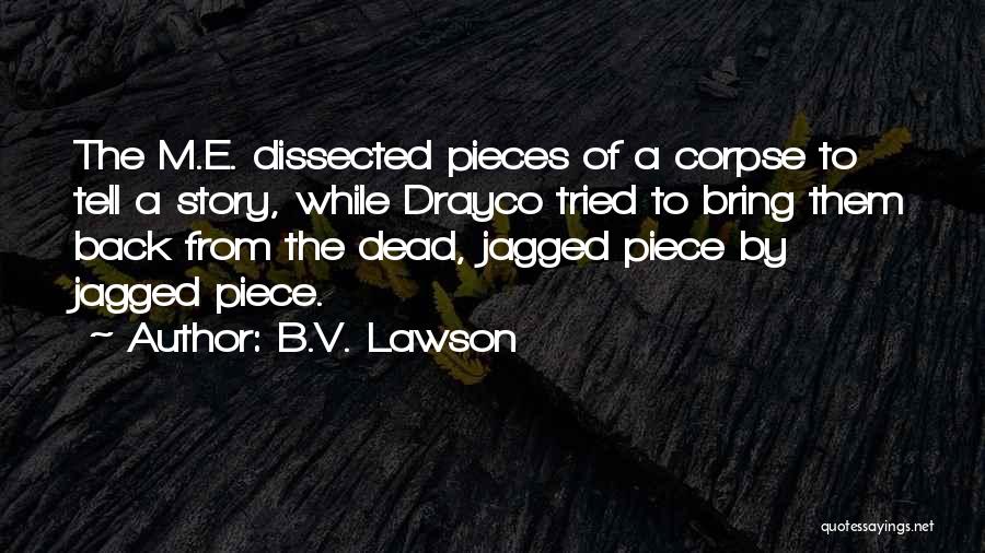 Mystery Novels Quotes By B.V. Lawson