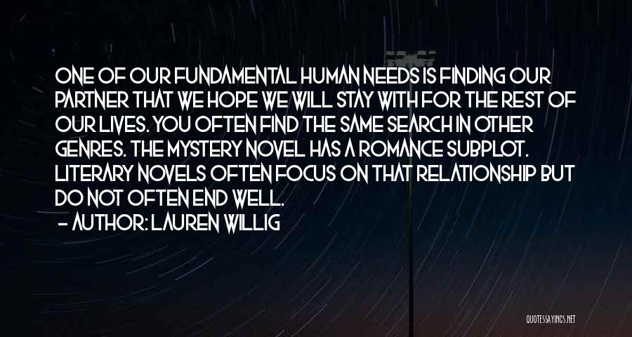 Mystery Novels Quotes By Lauren Willig