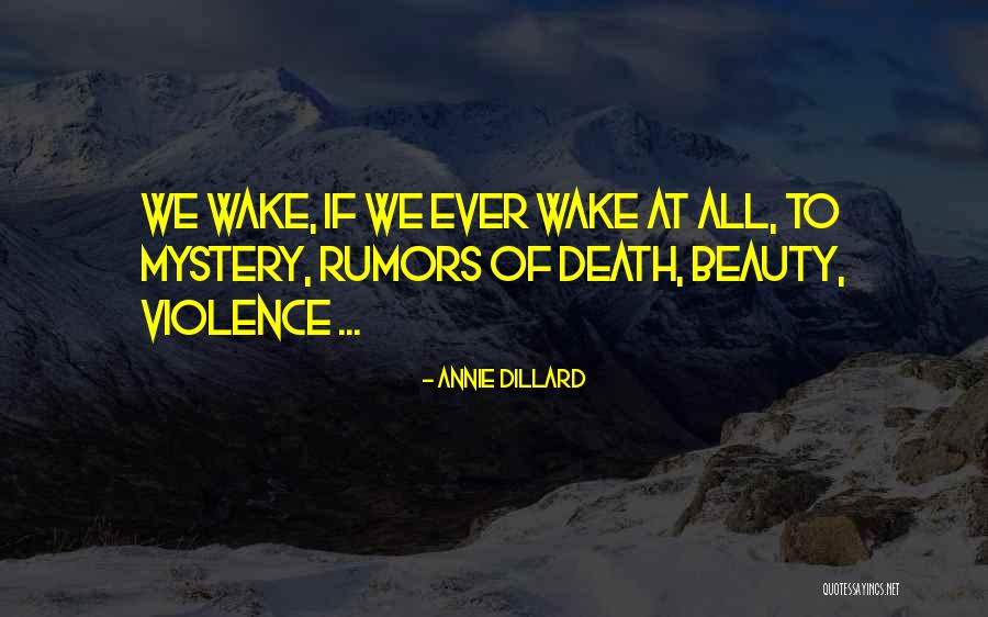 Mystery Of Beauty Quotes By Annie Dillard Mystery Of Beauty Quotes By Annie Dillard
