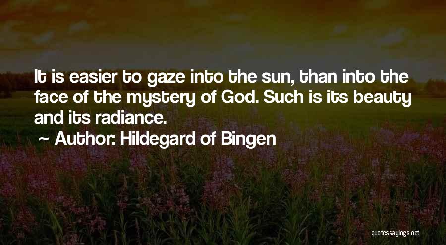 Mystery Of Beauty Quotes By Hildegard Of Bingen