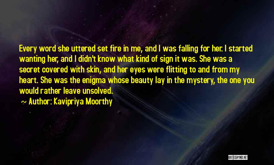 Mystery Of Beauty Quotes By Kavipriya Moorthy