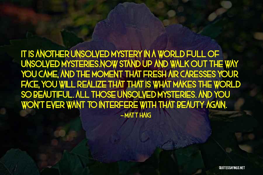 Mystery Of Beauty Quotes By Matt Haig Mystery Of Beauty Quotes By Matt Haig