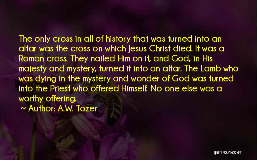 Mystery Of Christ Quotes By A.W. Tozer