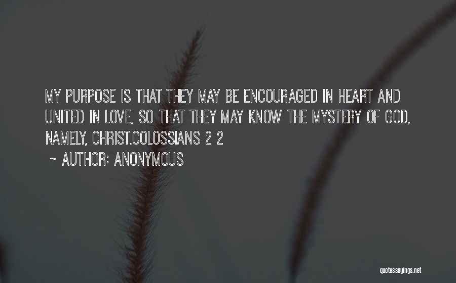 Mystery Of Christ Quotes By Anonymous