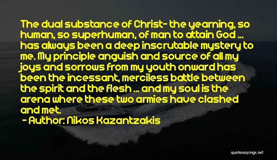 Mystery Of Christ Quotes By Nikos Kazantzakis