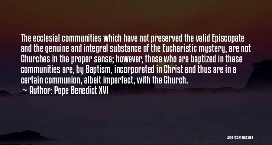 Mystery Of Christ Quotes By Pope Benedict XVI