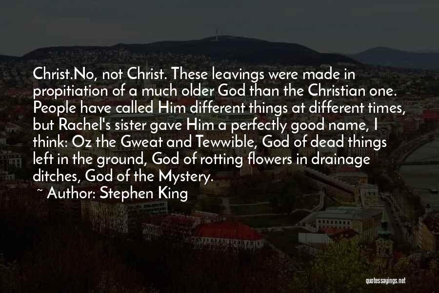 Mystery Of Christ Quotes By Stephen King