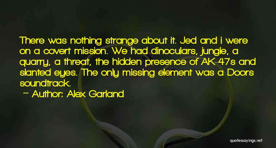 Mystery Of Eyes Quotes By Alex Garland