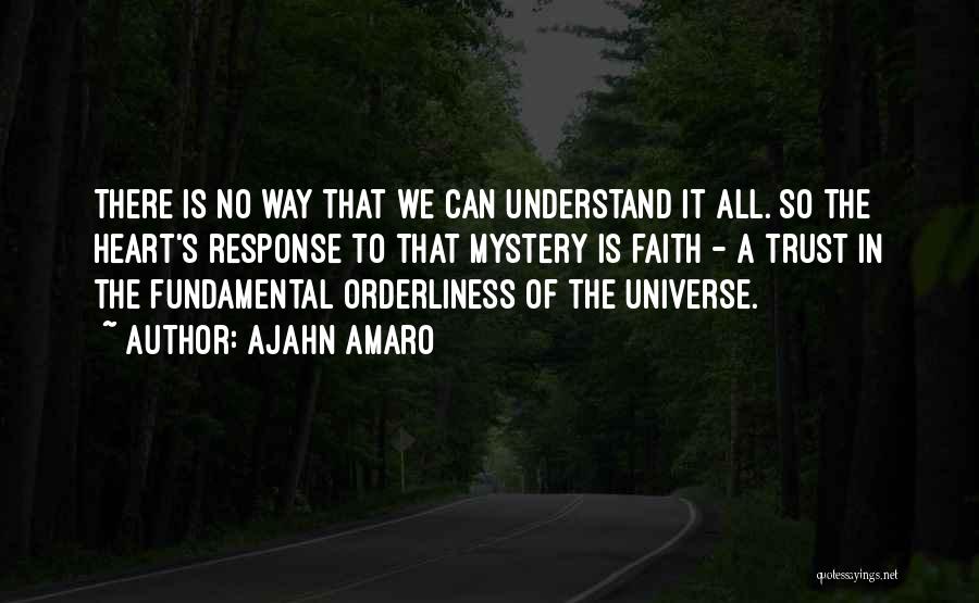 Mystery Of Faith Quotes By Ajahn Amaro