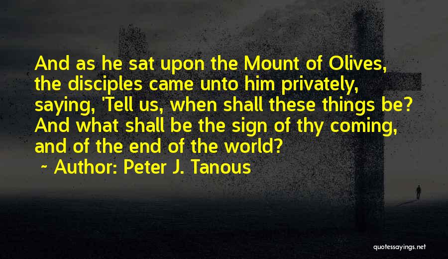 Mystery Of Faith Quotes By Peter J. Tanous