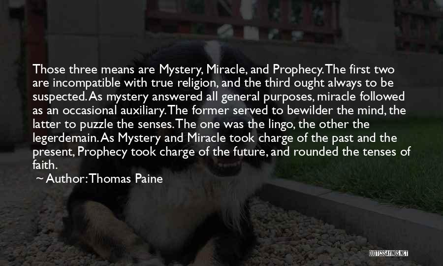 Mystery Of Faith Quotes By Thomas Paine