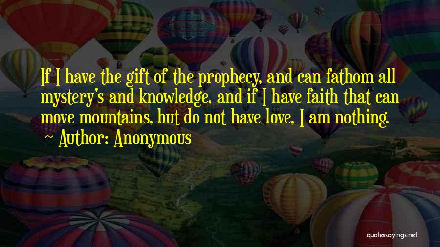 Mystery Of God Bible Quotes By Anonymous
