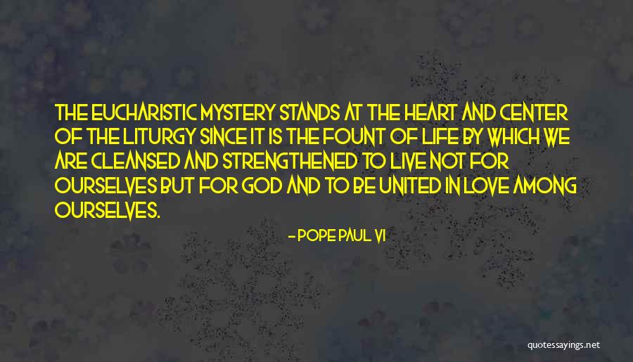 Mystery Of God Quotes By Pope Paul VI