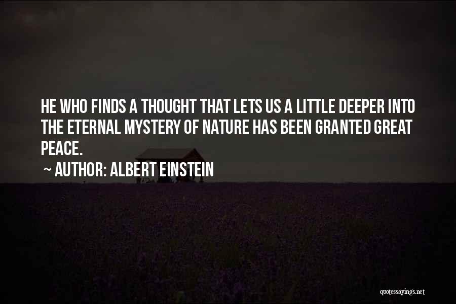 Mystery Of Nature Quotes By Albert Einstein