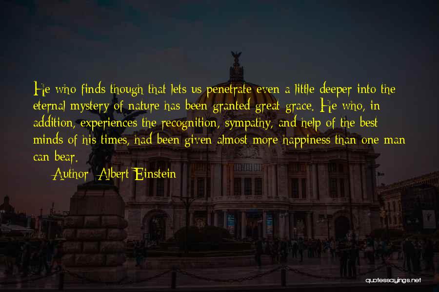 Mystery Of Nature Quotes By Albert Einstein