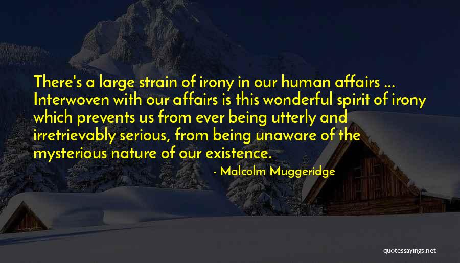 Mystery Of Nature Quotes By Malcolm Muggeridge