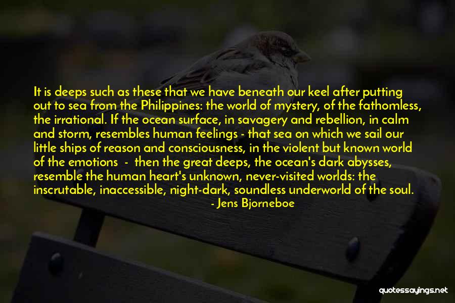 Mystery Of The Ocean Quotes By Jens Bjorneboe Mystery Of The Ocean Quotes By Jens Bjorneboe