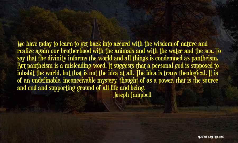 Mystery Of The Sea Quotes By Joseph Campbell Mystery Of The Sea Quotes By Joseph Campbell