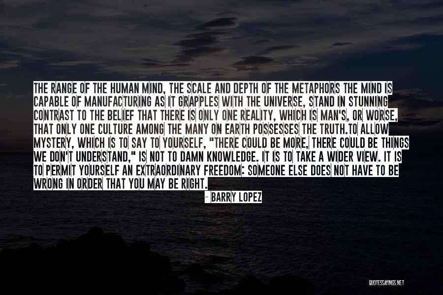 Mystery Of The Universe Quotes By Barry Lopez Mystery Of The Universe Quotes By Barry Lopez