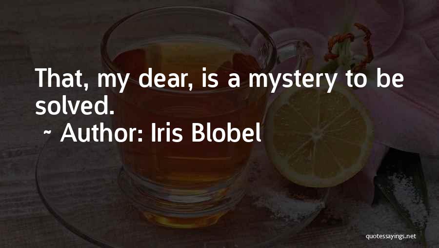 Mystery Solved Quotes By Iris Blobel