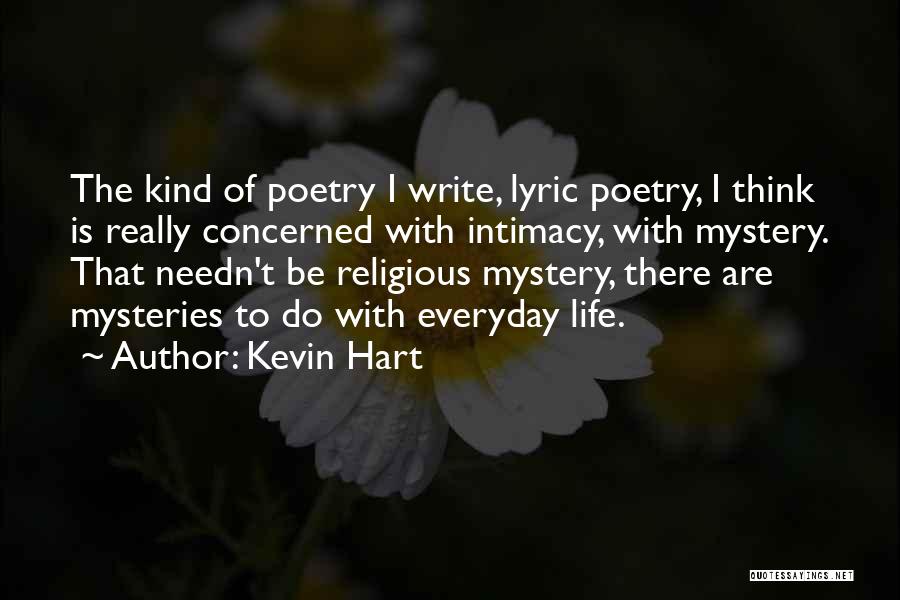 Mystery Writing Quotes By Kevin Hart