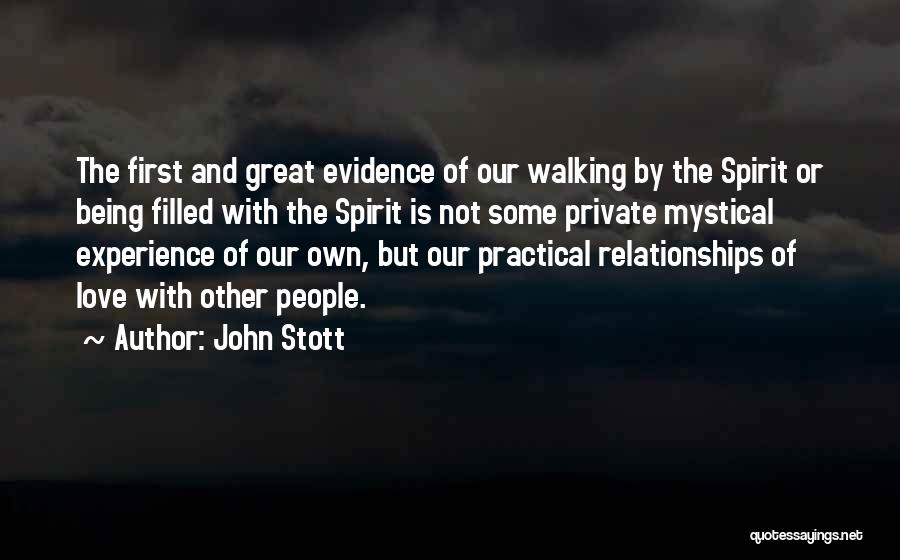 Mystical Love Quotes By John Stott