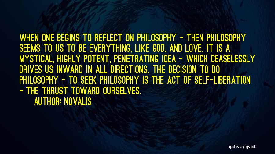 Mystical Love Quotes By Novalis