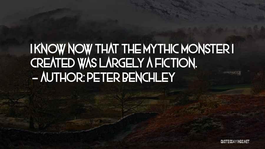 Mythic Quotes By Peter Benchley