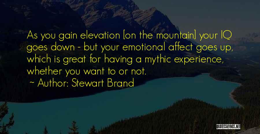 Mythic Quotes By Stewart Brand