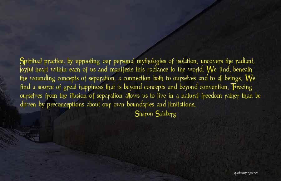 Mythologies Quotes By Sharon Salzberg Mythologies Quotes By Sharon Salzberg