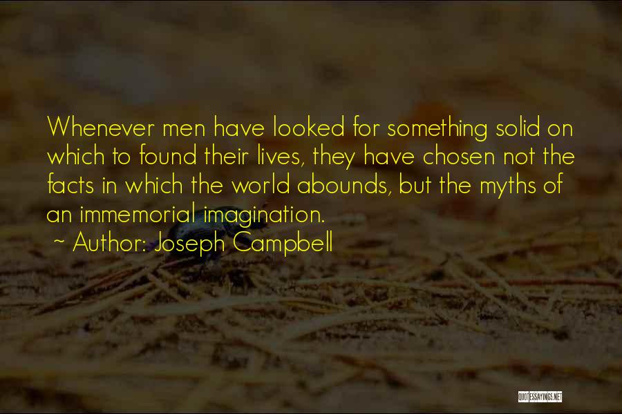 Myths And Facts Quotes By Joseph Campbell