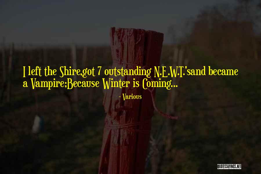 N E W Quotes By Various N E W Quotes By Various