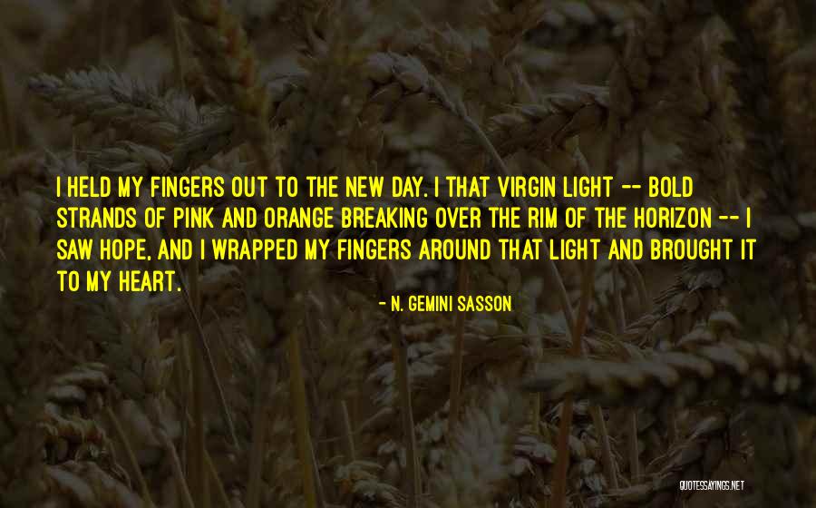 N. Gemini Sasson Quotes 180630