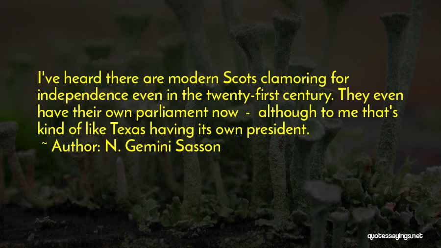 N. Gemini Sasson Quotes 2037508