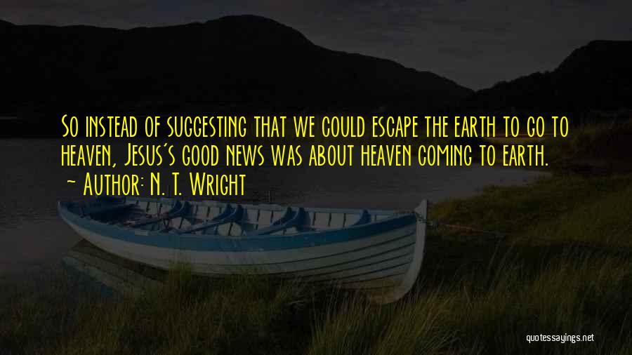 N.w.t.s Quotes By N. T. Wright