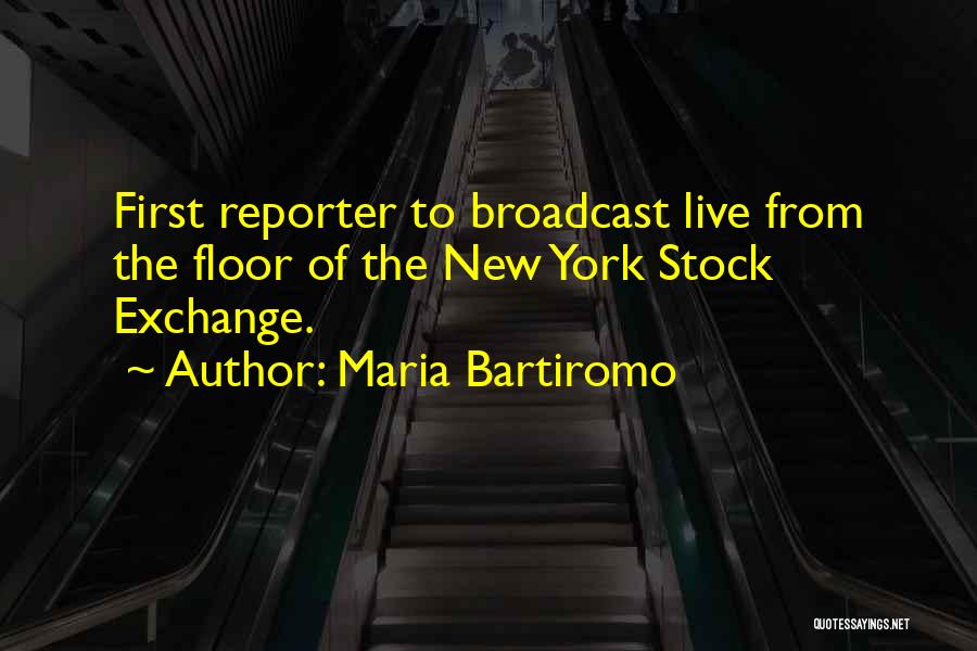 N Y Stock Exchange Quotes By Maria Bartiromo